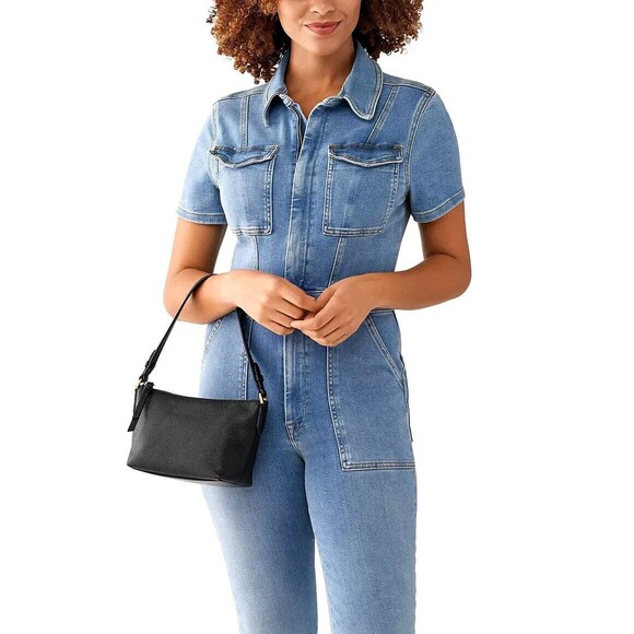 New Fossil Julianna Mini Hobo Leather Black - Picture 2 of 5